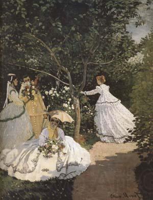 Claude Monet Women in the Garden (mk09) Spain oil painting art